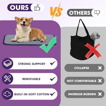 Pawaboo Dog Purse Carrier for Small Dogs with Pocket,Up to 11Lbs