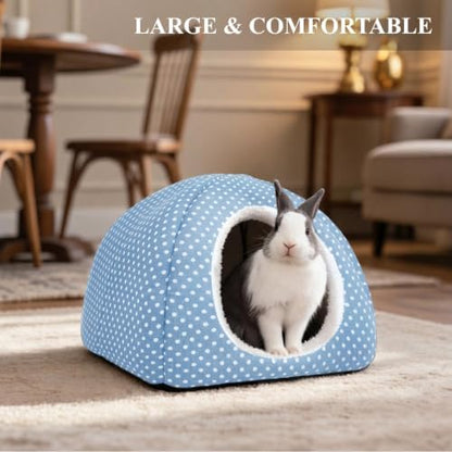 2 Pack Rabbit Hideout Large Bunny Bed Washable Rabbit House