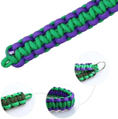 Paracord Reptile Climbing Vine Rope with Suction Cups for Crested Geckos, Chameleons, Anoles, Tree Frogs – Durable Terrarium Climbing Rope Habitat Accessory