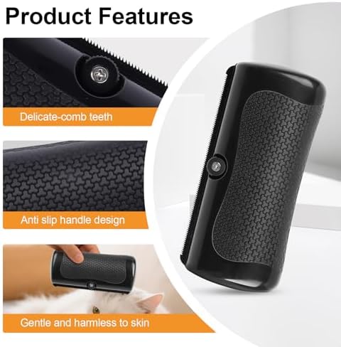 Deshedding Brush, Deshedding Dog Brush for Cats, Dogs, Rabbits, Horses, Ergonomic Pets that Relieves Pet Itchiness, Effectively Removes Undercoat & Loose Hair