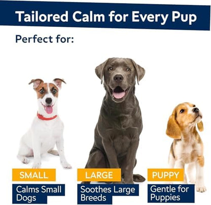 Hemp Calming Chews for Dogs - Stress&Anxiety Relief, Travel&Separation