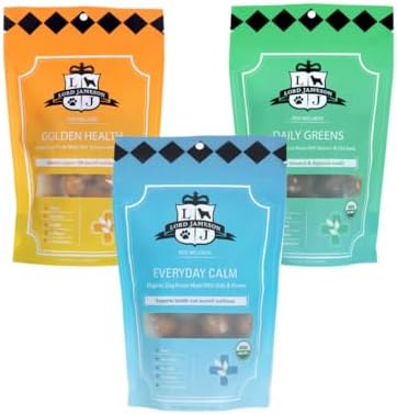 Lord Jameson Wellness Bundle Human-Grade Organic Dog Treats Made in USA
