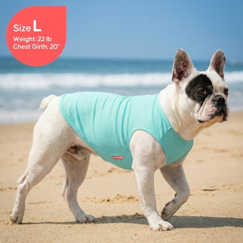 KYEESE 2Pack Dog Shirt for Medium Dogs Soft Breathable T-Shirts, Duck+Blue