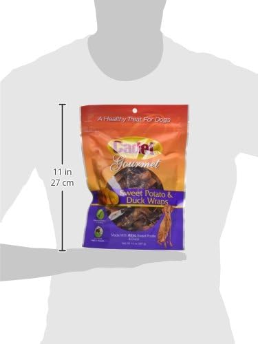 Cadet Gourmet Sweet Potato & Duck Wrapped Biscuits Dog Treats, 14 oz
