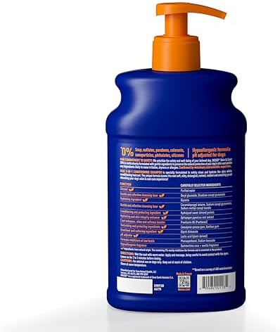 DOUXO SPA 2 in 1 Dog Shampoo and Conditioner, 16 fl oz