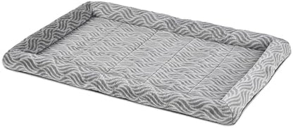 MidWest Homes for Pets QuiteTime Deluxe Wave Bolster Bed for Giant Dogs; Easily Machine Wash and Dry; Gray; 54"; 40254-WVGY