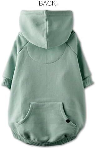 Pet Passion Rocky II Dog Hoodie, Sage, Medium
