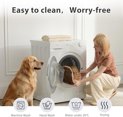RRPETHOME XL Dog Beds Exra Large Sized Dog for Comfy Sleeping, Washable Rectangle Dog Bed for Large Dogs,Orthopedic Pet Sofa Bed, Dog Couch Bed with Anti-Slip Bottom