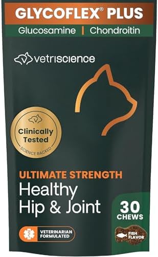 VetriScience Ultimate Strength Healthy Hip & Joint for Cats, Fish, 30 Count