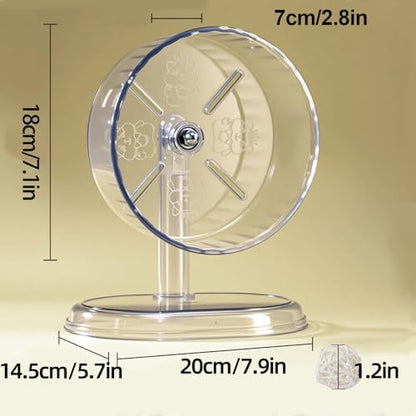 Silent Hamster Exercise Wheel,7.1 Inch Quiet Spinner Running Wheels