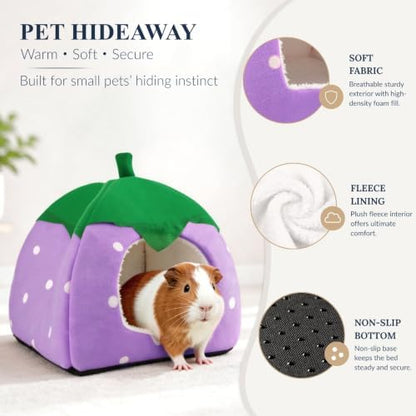 Guinea Pig Hideout Bed, Dwarf Rabbit House Cave