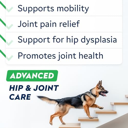Advanced Glucosamine for Dogs, Collagen&Green Lipped Mussel - Joint Health
