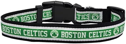 New & Improved Pets First NBA PET Collar Boston Celtics Dog Collar, Size Small Basketball Team Collar for Dogs & Cats. A Shiny & Colorful Dog & Cat Collar Licensed by The NBA
