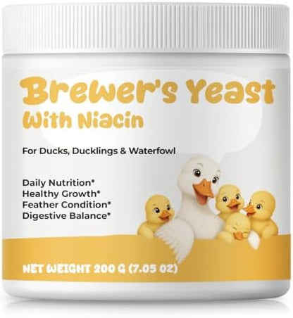 Brewer’s Yeast Nutrition for Ducks & Chickens, Niacin Supplement for Growth