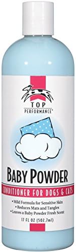 Top Performance Baby Powder Pet Conditioner, 17-Ounce, 17 Ounce