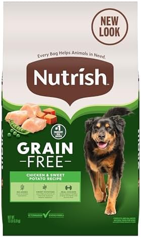 Nutrish Grain Free Chicken Dry Dog Food, 13 lb. Bag, (Rachael Ray)