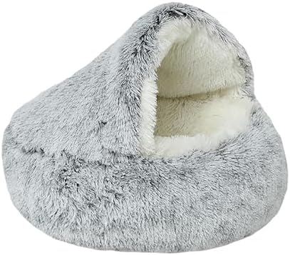 Cat Houses,Cat Beds for Indoor Cats,Cat Sleeping Bag,Small Cat Bed,Cat Condo,Cat Houses & Condos,Winter Warm Shell Semi-Closed Cat Litter Box,Pet Cat Bed,Semi-Enclosed Cat Litter Box