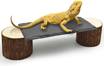 Bearded Dragon Basking Platform,Reptile Slate Basking Rock,Small