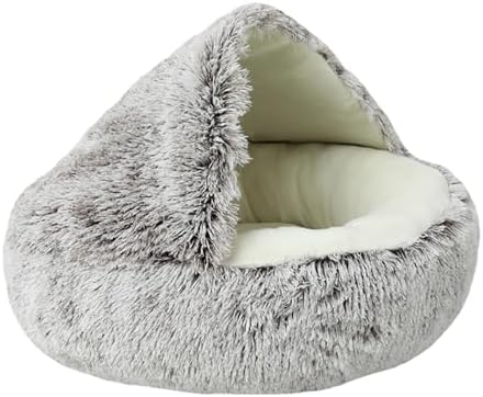 Cat Houses,Cat Beds for Indoor Cats,Cat Sleeping Bag,Small Cat Bed,Cat Condo,Cat Houses & Condos,Winter Warm Shell Semi-Closed Cat Litter Box,Pet Cat Bed,Semi-Enclosed Cat Litter Box