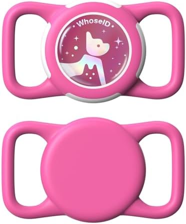 Waterproof AirTag Holder for Dog Collar, Soft Slide-On Dog AirTag Holder