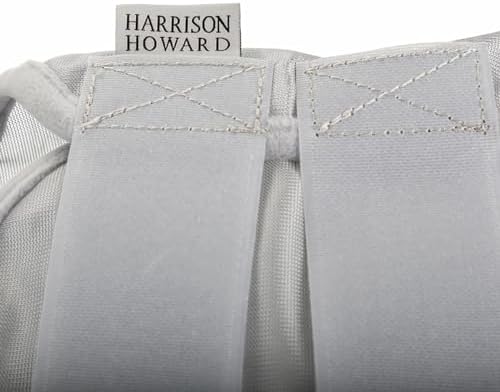 Harrison Howard CareMaster Horse Fly Mask Large Eye Space Standard Moonlight Silver Medium Cob