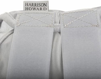 Harrison Howard CareMaster Horse Fly Mask Large Eye Space Standard Moonlight Silver Medium Cob