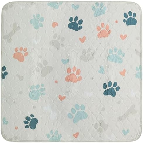 PUPIBOO Washable Pee Pads for Dogs and Cats - Super Absorbent Reusable Puppy Training Pads - 100% Waterproof, Leak-Proof & Non-Slip Whelping Pads for Pet Housebreaking