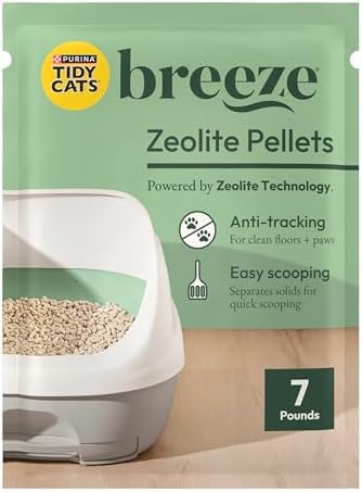 Purina Tidy Cats Breeze Refill Cat Litter Pellets, (4) 7 lb Bags