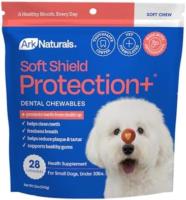 Ark Naturals Soft Shield Protection+ Brushless Toothpaste, Small Breed 28ct