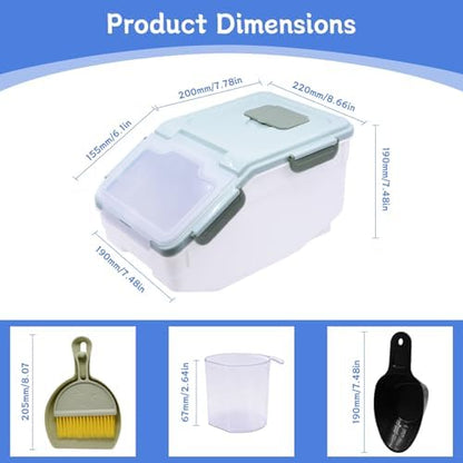 Chinchilla Sand Bath Container, Plastic Dust House with Lid for Pets
