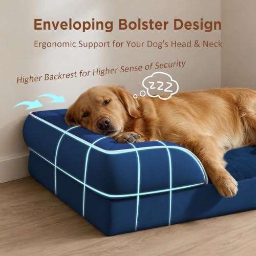 Comfort Expression Waterproof Orthopedic Dog Beds for Extra Large Dog