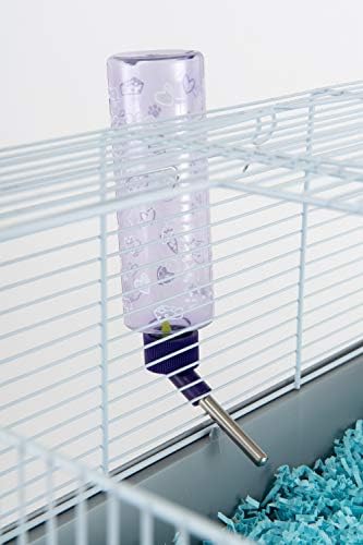 Lixit Standard Cage Water Bottles for Rabbits, Ferrets, Guinea Pigs, Hamsters, Rats, Mice and Other Small Animal's (8 Ounce, Purple)