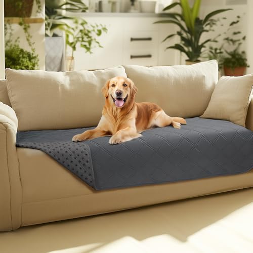 Luciphia Waterproof Couch Cover for Dogs, Non-Slip Pet Sofa Protector