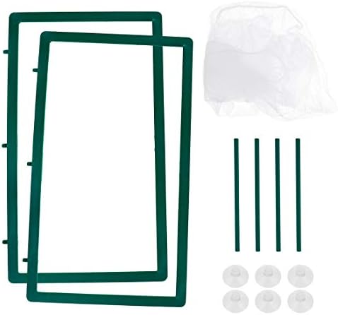 Xiaoyztan Aquarium Breeder Box with Suction Cups for Baby Fish