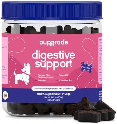 PupGrade Digestive Support for Dogs, Duck Flavor - 60 Soft Chews
