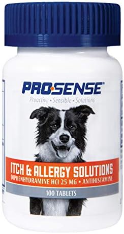 Pro-Sense Allergy Tablets for Dogs, 100 Count, Case of 24