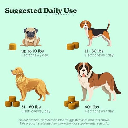 Dog Hip & Joint Chews – Advanced Joint Support Supplement for Dogs, Chicken Flavor with Glucosamine, Chondroitin & MSM, Supports Mobility, Flexibility & Comfort, 120 Count
