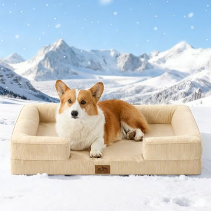 COZY KISS Orthopedic Dog Cooling Bed for Large Sized Dogs, 36x27 inch
