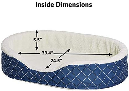 MidWest Homes for Pets CU43BLD Orthopedic Cradle Pet Bed for Dogs & Cats, Large