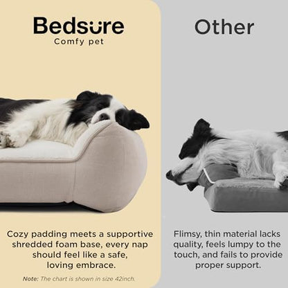 Bedsure SupportMax™ Extra Thick Orthopedic XL Dog Beds Large Sized Dog