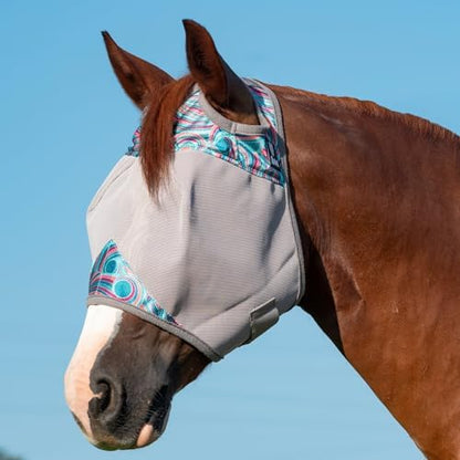 Cashel Crusader Fly Mask, Standard, Breeze, X-Large (Warmblood)