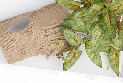 Reptile Fake Plants Terrarium Decor fit Leopard Gecko Snake