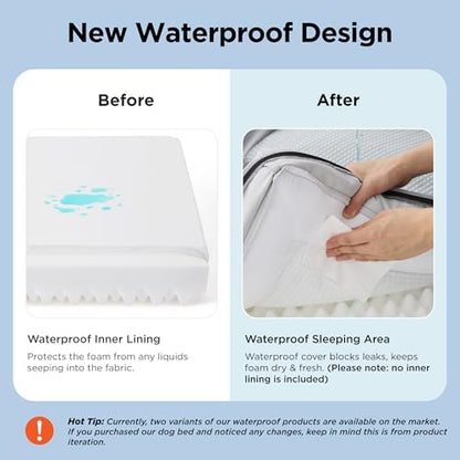 Bedsure Cooling XL Dog Bed for Extra Large Dogs with Washable Cover