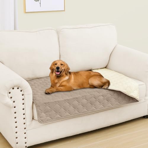 Smiry Waterproof Dog Bed Cover Blanket, Reversible Pet Blanket