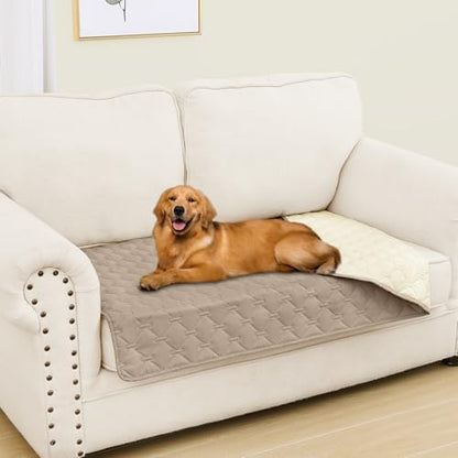 Smiry Waterproof Dog Bed Cover Blanket, Reversible Pet Blanket