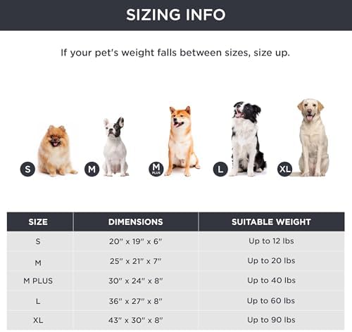 Bedsure ComfyFleece™ Cute Dog Bed for Small Dogs & Cats Washable，20in Cream