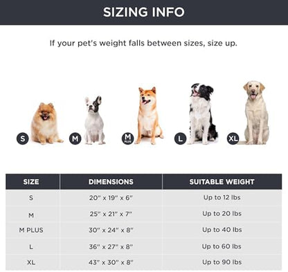 Bedsure ComfyFleece™ Cute Dog Bed for Small Dogs & Cats Washable，20in Cream