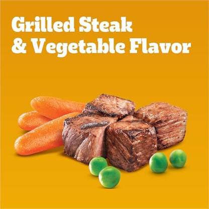 Pedigree Puppy Dry Dog Food, Grilled Steak & Vegetable, 3.5 lb