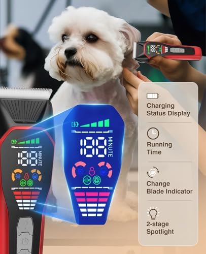 Horse Clippers Low Noise Rechargeble Horse Trimmer Kit