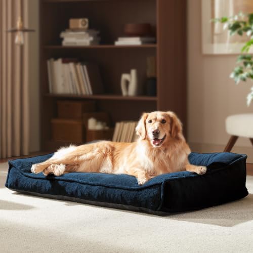 FURTIME XL Orthopedic Dog Bed Large Sized Dog, Extra Washable Dog Couch 42"